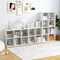 Costway 4/6/8/9-Cube Open Bookshelf with Anti-tip Kits Home Modern Style Storage Shelf for Study
